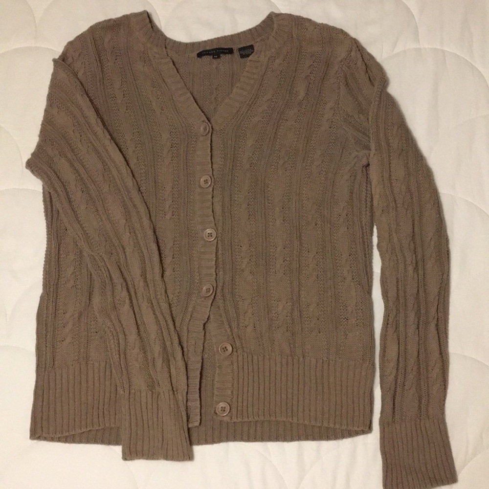Jeanne Pierre cable knit cardigan